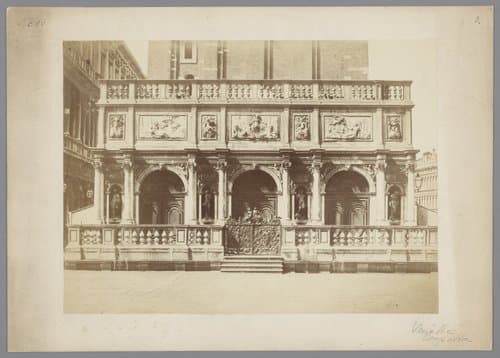Loggietta aan het San Marcoplein te Venetië by Pietro Bertoja