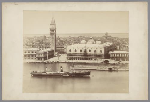 Gezicht op het Dogepaleis by Carlo Ponti