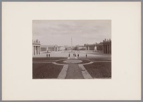 Piazza di S. Pietro, vista d