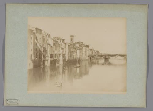L'Arno col Ponte Trinità [...] by Fratelli Alinari