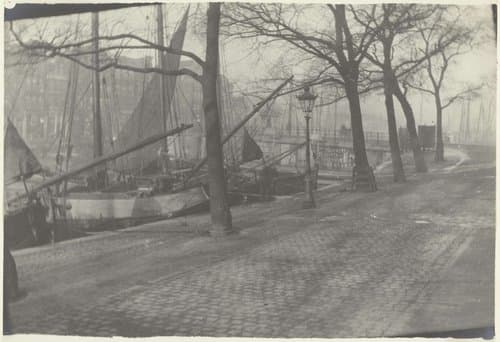 Binnenkant Looking Towards Prins Hendrikkade in Amsterdam by George Hendrik Breitner