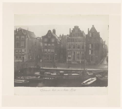 View of  Geldersekade in Amsterdam by George Hendrik Breitner