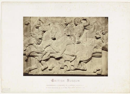 Part of North Frieze/ Parthenon No. 10 by Caldesi & Co. Bernieri