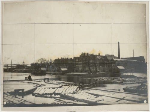 De Zandhoek te Amsterdam by George Hendrik Breitner