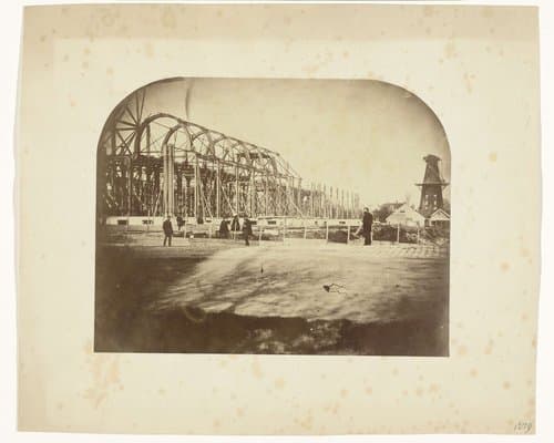 Paleis voor Volksvlijt in aanbouw by anonymous