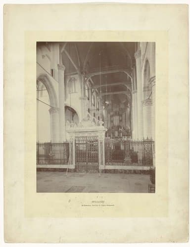 Interieur van de Grote of Sint-Laurenskerk in Rotterdam by anonymous