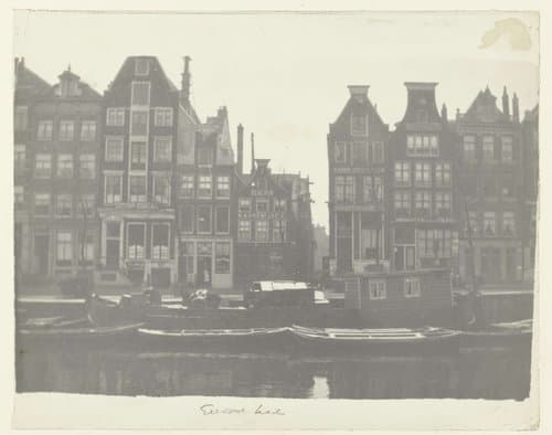 Gezicht op de Geldersekade te Amsterdam by George Hendrik Breitner