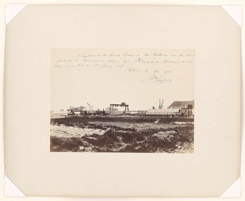 Construction of the North Sea Canal by Rudolph Guicherit