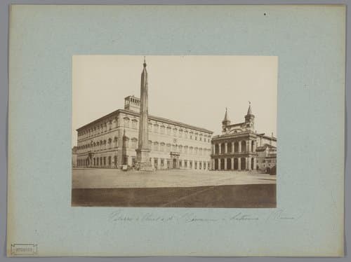 Sint-Jan van Lateranen en het Lateraans Paleis te Rome, Italië by anonymous