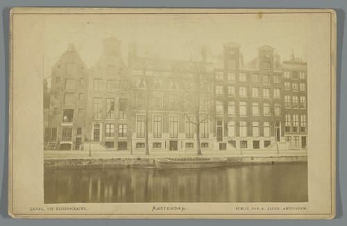 Canal, dit Keizersgracht by anonymous; Andries Jager