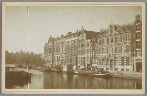 Gezicht op het Rokin in Amsterdam by anonymous