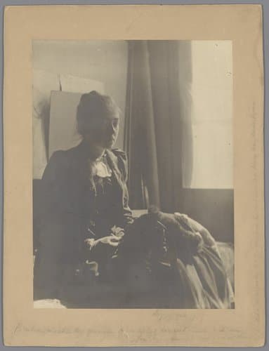 Portret van Lizzy Ansingh by George Hendrik Breitner