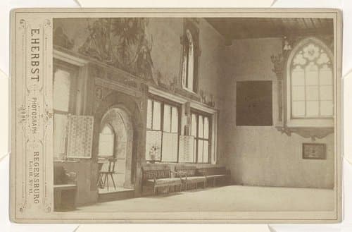 Zaal in het stadhuis van Regensburg by Emil Herbst