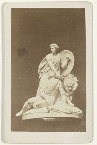 Model voor het monument ter herinnering aan de slag bij Heiligerlee by Johannes Hinderikus Egenberger