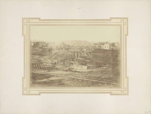 Fundering van de binnenkeer- en schutsluis te Vlissingen by Anton Lauwrens Preuninger