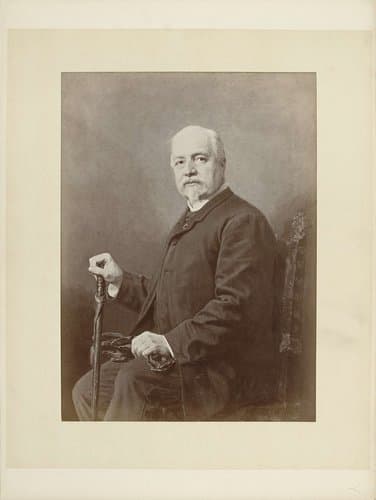 Fotoreproductie van een geschilderd portret van Vincent Sighicelli