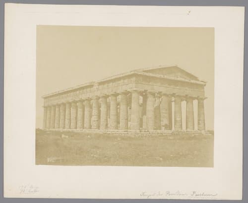 Tempel van Juno te Paestum by Giorgio Sommer