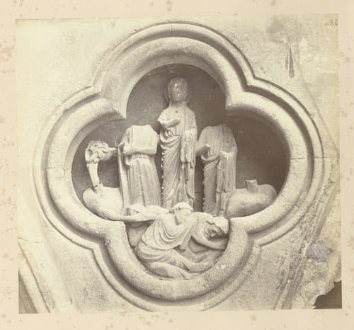 Beeldengroep in de kathedraal van Wells