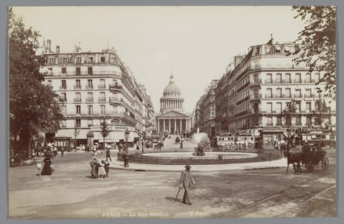 Paris.- La Rue Soufflot