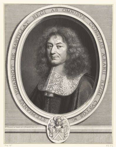 Portret van Etienne Jehannot de Bartillat by Robert Nanteuil