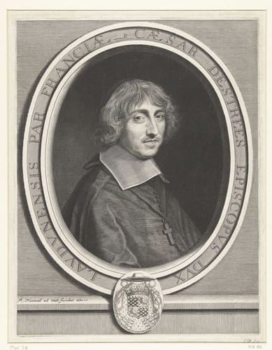 Portret van César d'Estrées by Robert Nanteuil