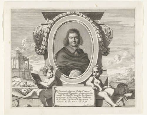 Portret van Antoine Lepaultre by Robert Nanteuil