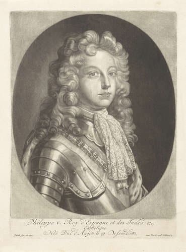Portret van Filips V by Jacob Gole