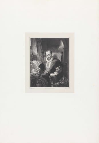 Karel V met schedel