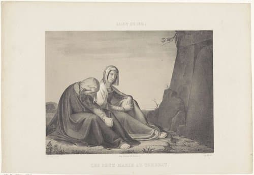 Twee Maria's bij het graf van Christus