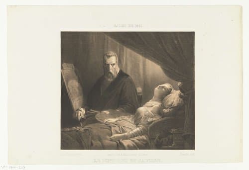 Tintoretto aan het sterfbed van zijn dochter