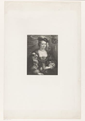 Portret van een vrouw, mogelijk Hélène Fourment by Jan Mesker