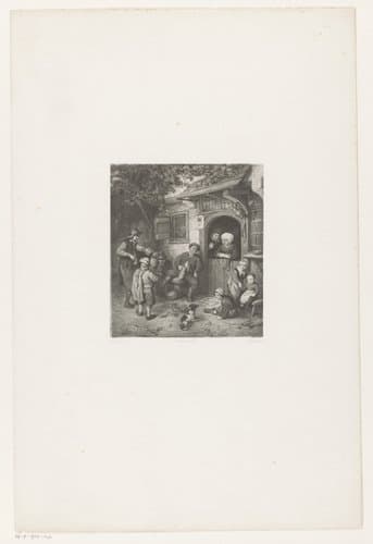 Vioolspeler by Jan Mesker