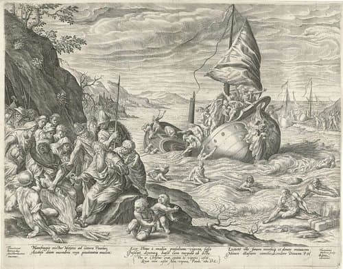 Paulus op Malta by Harmen Jansz Muller
