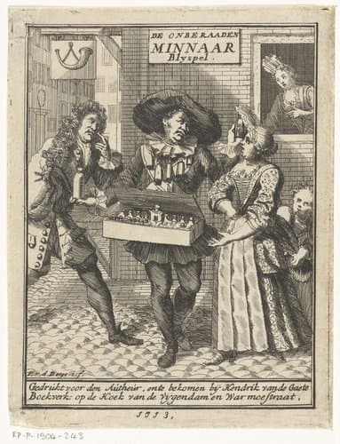 Straatventer met flesjes reukwater