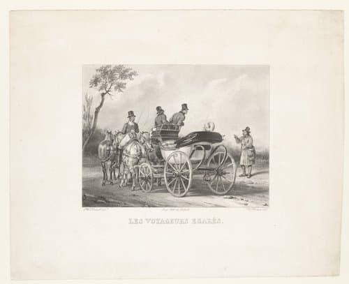 Verdwaalde reizigers by Victor Adam