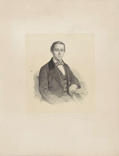 Portret van een onbekende man, mogelijk H.C.M. van Kerve by Johann Peter Berghaus