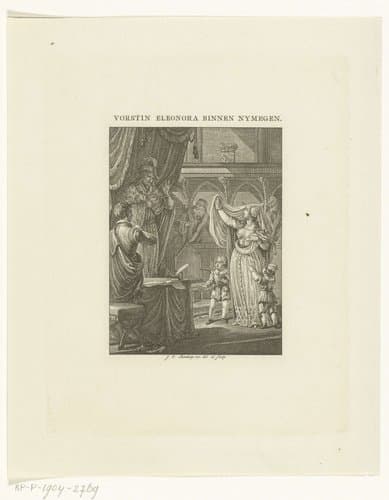 Vorstin Eleonora binnen Nijmegen