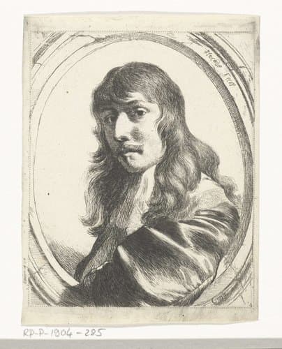 Zelfportret van Nicolae van Helt Stockade by Johannes Arnoldus Boland