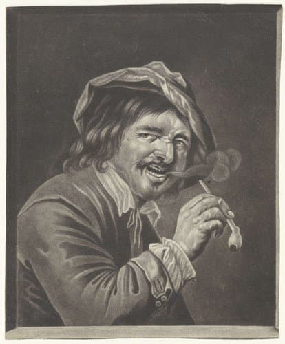 Man met een pijp (de Reuk) by anonymous