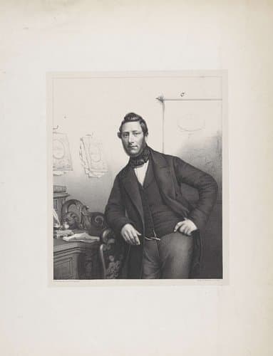 Portret van een onbekende man by S. Altmann