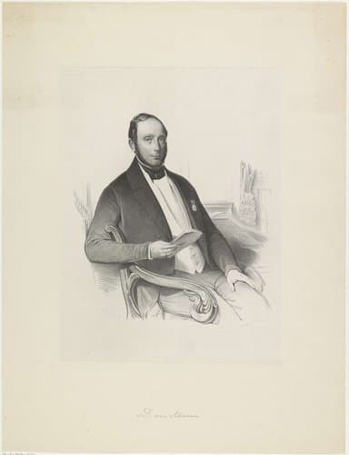 Portret van Gerhard Heinrich van Senden by Wilhelmus Cornelis Chimaer van Oudendorp