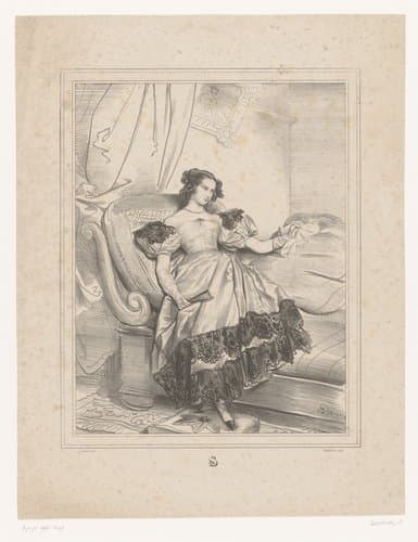 Alphabet Varié. Choix de Costumes Dessinés d'après nature by Achille Devéria