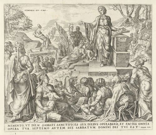 Gedenk de sabbatdag by Harmen Jansz Muller