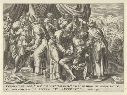 Besnijdenis van de Israëlieten by Harmen Jansz Muller