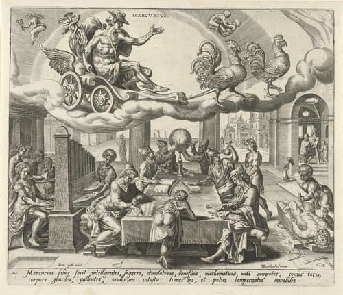 De zeven planeten by Harmen Jansz Muller