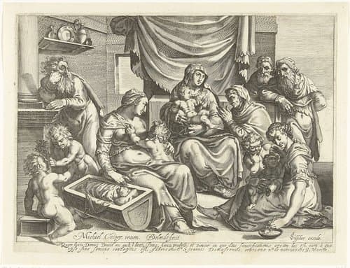 Heilige Familie by Bartholomeus Willemsz. Dolendo