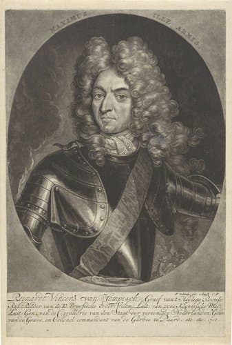 Portret van Reinhart Vincent baron van Hompesch by Pieter Schenk (I)