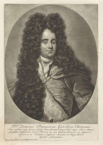 Portret van Franz Konrad Romanus by Pieter Schenk (I)