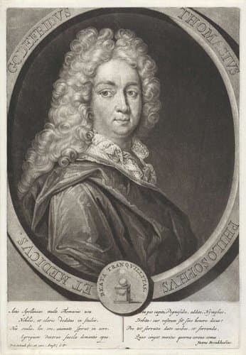 Portret van Godfried Thomas by Pieter Schenk (I)