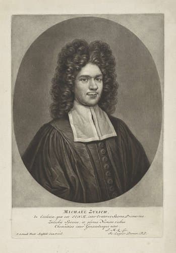 Portret van de predikant Michael Zulich by Pieter Schenk (I)